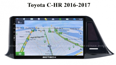 Màn hình DVD Android xe Toyota CHR 2016 - nay | Gotech GT8 